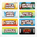 Podium Titles - English - 8 pcs