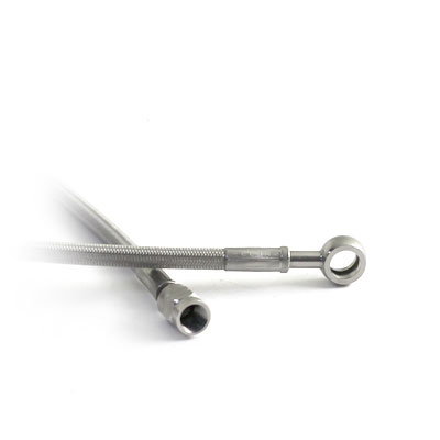 Brake hose 1550mm RiMO, 1x M10x1,1x grub screw