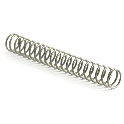 Spring for alpha seat adjustment, stainless steel