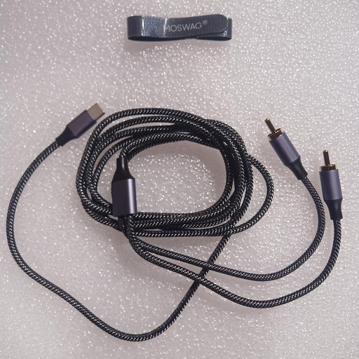 [7000033] USB-C to Audio cable cinch - male 2 m BattleKart